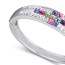 Luxurious Multicolor Cross Shape Decorated Simple Design Crystal+alloy Crystal Bracelets