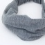 Casual Gray Pure Color Wide Simple Design  Fabric Hair band hair hoop
