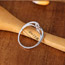 Sweet Silver Color Diamond Decorated Open Design  Alloy Korean Rings