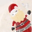 Sweet Red Santa Claus Shape Simple Design