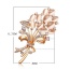 Fashiong Gold Color Diamond Decorated Flower Shape Design  Alloy Korean Brooches