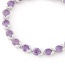 Fashion Purple Diamond Decorated Simple Design  Cuprum Fashion Bracelets