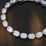 Fashion White Diamond Decorated Simple Design  Cuprum Fashion Bracelets