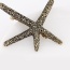 Elegant Gold Color Starfish Decorated Simple Design