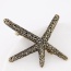 Elegant Gold Color Starfish Decorated Simple Design