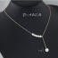 Fashion Silver Pearl Decorated Simple Design