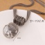 Exquisite Silver Color Bulb Shape Pendant Decorated Simple Design