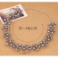 Retro Anti-silver Flower Shape Decorated Hollow Out Design