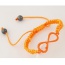 Fashion Orange 8 Shape Decorated Weave Design Alloy Korean Fashion Bracelet