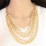 Fashion Gold Color Multilayer Chains Decorated Simple Design Alloy Chains