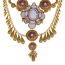Fashion Multicolor Diamond Decorated Tassel Design Alloy Bib Necklaces