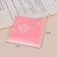 Sweet Pink Heart Shape Pattern Simple Design (100pcs)