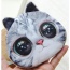 Personality Gray Cat Pattern Simple Design