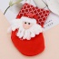 Personalized Red Santa Claus Pattern Decorated Socks Shape Design