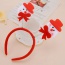 Lovely Red Snowman Shape Decorated Simple Design  Fabric Festival Party Supplies