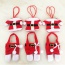 Personalized Red+white Clothes Shape Simple Design