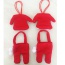 Personalized Red+white Clothes Shape Simple Design
