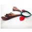 Personalized Brown+green+red Antlers Shape Decorated Simple Design