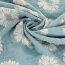 Pretty Blue Daisy Pattern Decorated Simple Design