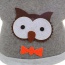 Lovely Gray Owl Pattern Decorated Simple Design