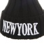 Trendy Black Letter Newyork Decorated Pure Color Design