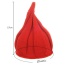 Trendy Red Pure Color Steeple Design