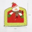 Personality Red Snowman Decorated Three-dimensional Chair Cover