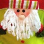 Personality Red Santa Claus Decorated Three-dimensional Chair Cover