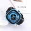 Casual Blue Second Disc Decorated Square Shape Design