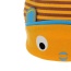 Lovely Khaki+yellow Stripe Pattern Decorated Catoon Fish Design With Scarf