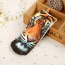 Retro Brown Tiger Pattern Decorated 3d Effect Design