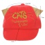 Cute Red Letter Embroideried Decorated Soft Brim Design