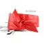 Fashion Plum Red Pure Color Swallow Tail Shape Design