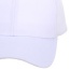 Fashion White Pure Color Simple Design  Canvas Baseball Caps