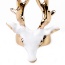 Personality White Deer Shape Decorate Opening Design Alloy Fashion Rings