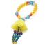 Fashion Yellow Tassel Pendant Decorated Beads Chain Design  Alloy Fashion Bracelets