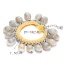 Fashion Khaki Shell Decorated Metal Weaving Chain Design  Alloy Fashion Bracelets