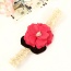 Cute Plum Red Flower Shape Decorated Simple Design