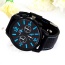 Fashion Blue Pure Color Decorated Noctilucence Waterproof Design