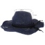 Trendy Sapphire Blue Bowknot Decorated Wave Shape Sun Hat