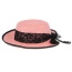 Fashion Pink Lace Decorated Hat