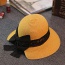 Fashion Yellow Lace Decorated Hat