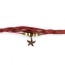 vintage Claret-red Starfish Shape Decorated Multilayer Design