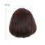 Fashion Black Tilted Bang Rinka Haircut Design High%2dtemp Fiber Wigs