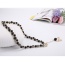 Fashion Black Beads Decorated Chains Weave Design