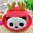 Lovely Red Panda&antlers Decorated Crimping Design