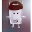 Cute White Letter Pattern Decorated Cartoon Robot Design(for Iphone6plus)