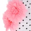Fashion White+pink Two Flowers Decorated Simple Design Cotton Children's Hats