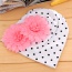 Fashion White+pink Two Flowers Decorated Simple Design Cotton Children's Hats