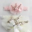 Fashion Pink Crown &bowknot Decorated Simple Design